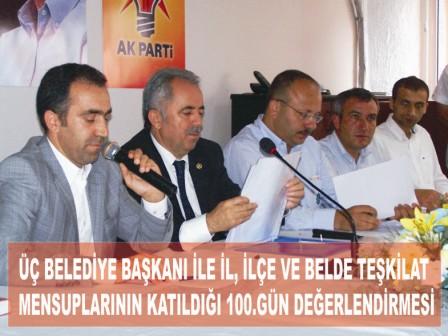 AKP Yalova Tekilat 100 Gn Deerlendirdi